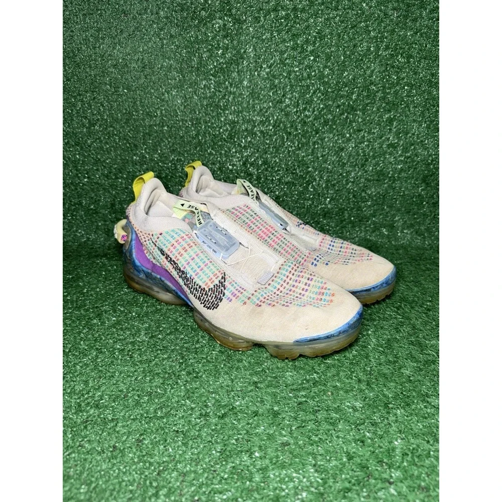 Nike Air VaporMax Mens Size‎ 12 Grey Multicolor Slip On Shoes Comfort Sneakers